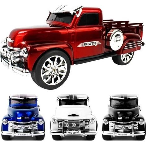 (Rouge)Haut-parleur Bluetooth - Non spécifié - 4x4 Pick Up - Rouge - 3W - Rechargeable - FM (1/3)