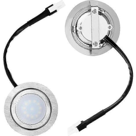 Lot de 2 ampoules LED de rechange pour hotte aspirante encastrée en acier inoxydable