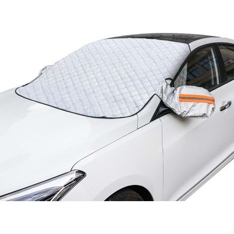Housse de pare-brise d'hiver pour voiture, protection magnétique contre la neige et le verglas, compatible avec la plupart des voitures et SUV. (1/5)