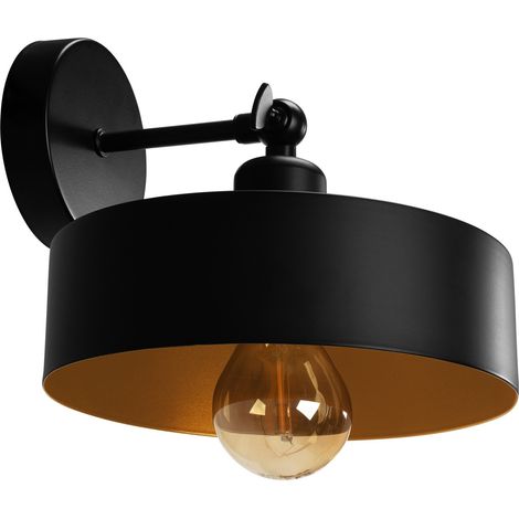 APPLIQUE da PARETE APP1332-1W BLACK GOLD E27