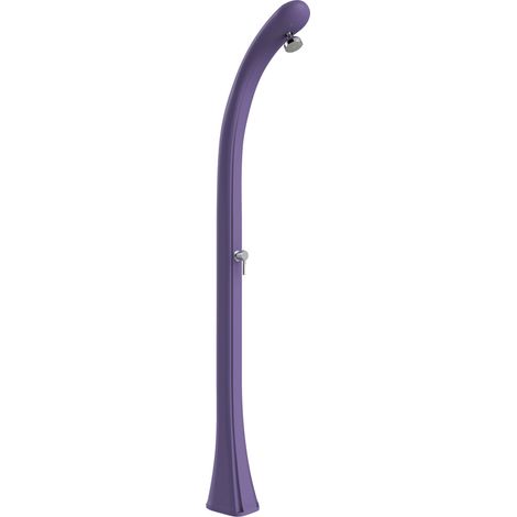 Doccia Solare da Esterno Giardino 20L Miscelatore Arkema Happy One Viola