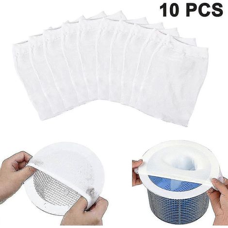 Housses de protection pour skimmers de piscine - Protection idéale pour les filtres, paniers et skimmers - Lot de 10 (1/5)
