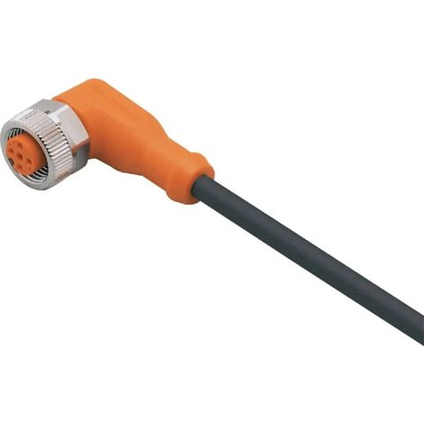 [NEUWERTIG] B-Ware Ifm Electronic Anschlussleitung Kabel Sensorleitung 2 M Buchse Gewinkelt 5 Pol