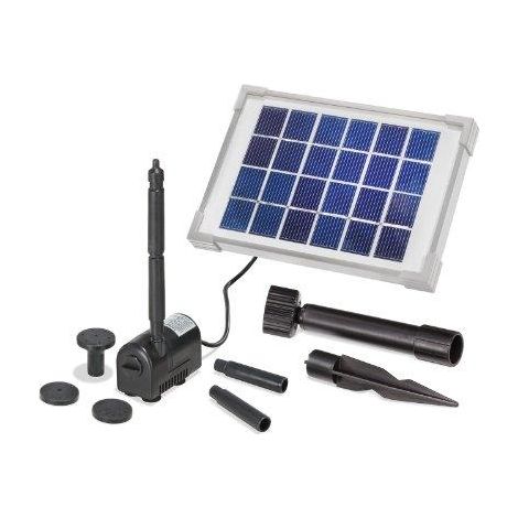 Esotec Sistema de bomba solar negro para estanque de jardín