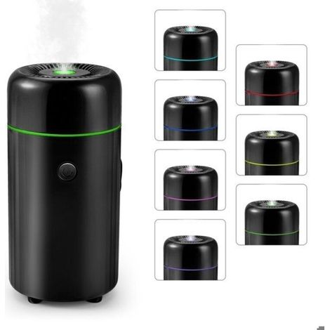 100ml Diffuseur D'Huiles Essentielles, Humidificateur à Brume FraîChe avec Minuterie, Veilleuse et ArrêT Automatique, USB Portable (1/4)