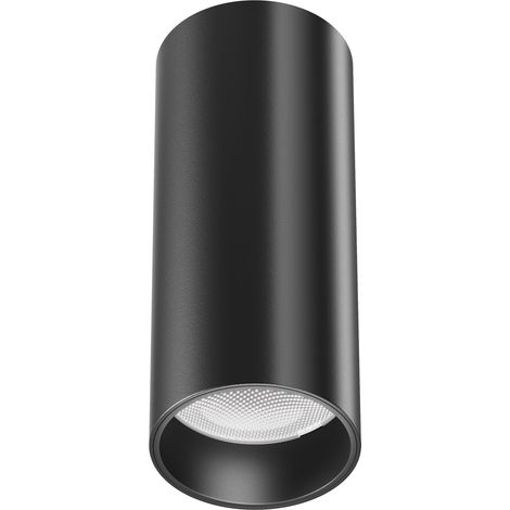 Plafonnier Maytoni Focus LED 12W 4000K noir aluminium (1/4)