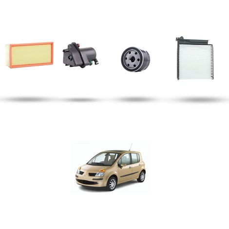 Kit tagliando 4 filtri compatibile con Renault Modus / Grand Modus 1.5 DCI 63kw Dal 2010 (1/5)