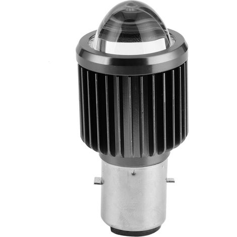 Yinhing BA20D LED Phare de Moto Phare de Moto Lumière de Vélo 3500lm 6000K Lumière Blanche avec Faisceaux Hauts et Bas pour la Plupart des Motos Coque en Alliage D'aluminium. (1/5)