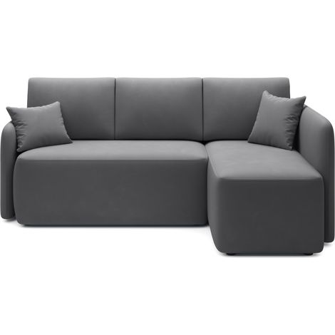 Sofá de esquina colección HEDSON color Gris oscuro (1/3)