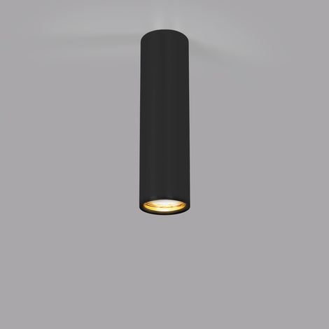 Plafonnier aluminium "Sandy 20" - 20cm - GU10 - Noir