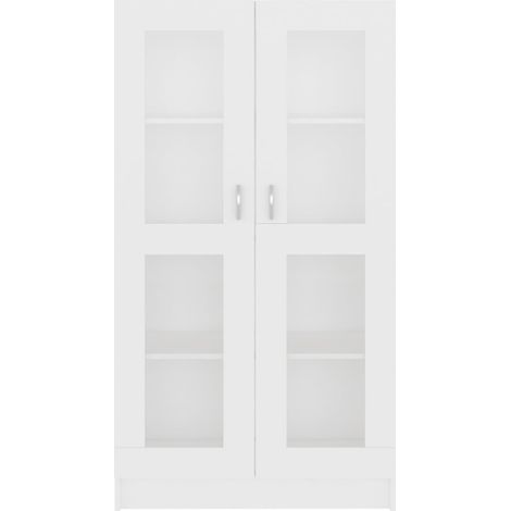 Armoire à vitrine Blanc 82,5x30,5x150 (1/5)