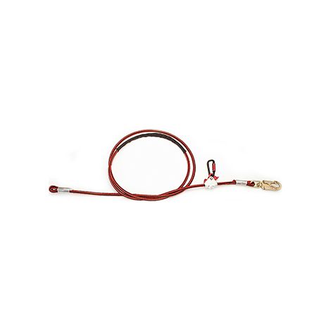 Dispositivo anticaduta climax safety lanyard 4 metri poliammide acciaio