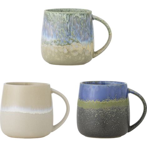 Bloomingville - Cloe Mug - Blue - Stoneware