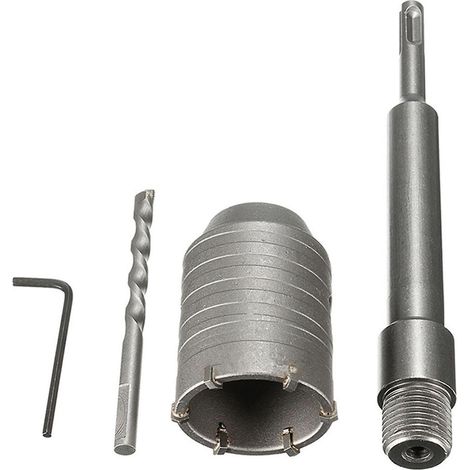 50-mm-SDS-Plus-Betonkernbohrer für Stein und Zement, 200-mm-Schaft