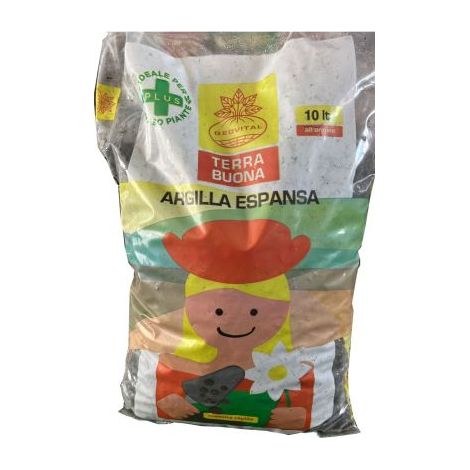 Lt 10 argilla espansa per drenaggio piante e vasi pacciamante naturale (1/5)