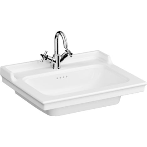 Lavabo VitrA Ricordi 65x53 cm trou pour mélangeur au milieu 7801-003-0001