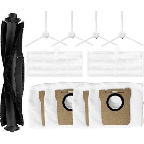 Pour Ultenic T10 Pro Main Side Brosse HEPA Filtre Sac à poussière Accessoires de remplacement pièce détachée (1/5)