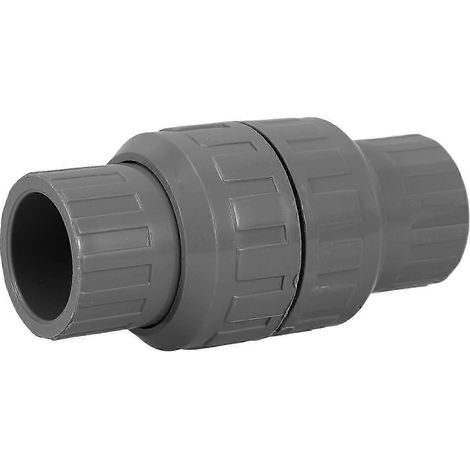 Clapet anti-retour en PVC compatible avec la régulation du débit d'eau. Fabriqué en PVC durable QYSLV. (1/5)