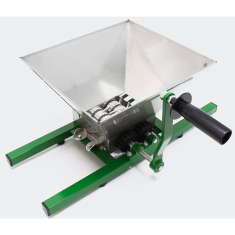 Le Poisson Qui Jardine – Broyeur-mixeur en aluminium 7 litres – Manivelle ergonomique pour broyage efficace – Construction durable pour fruits et légumes (1/4)