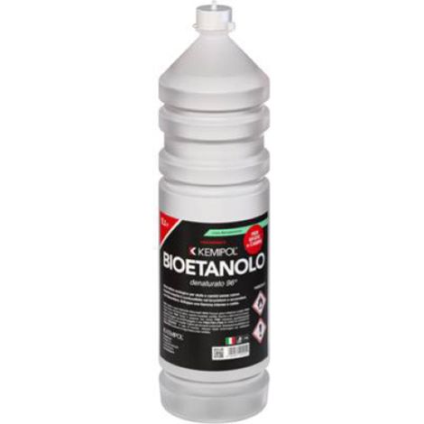 Carburant bioéthanol 1 litre – Combustion propre pour poêles et cheminées bioéthanol – Écologique et efficace