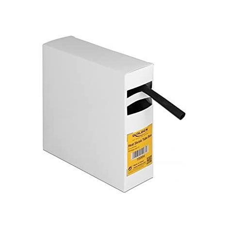DELOCK GAINE THERMORÉTRACTABLE 3:1 5 M X 9,5 MM NOIR 19984