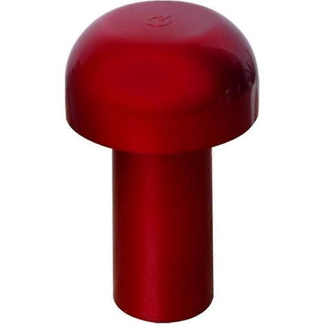 Lampe de table LED champignon 3W (rouge) (1/5)