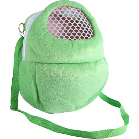 Sac de transport respirant pour animaux de compagnie, poche, pour hamster, lapin, furet, lit suspendu (vert) (1/5)