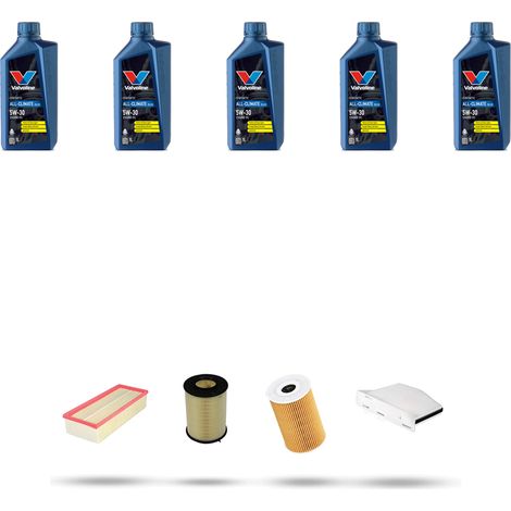 Kit tagliando 4 FILTRI e 5L OLIO compatibile con Vw JETTA III (1k2) 2.0 TDI 100kw Dal 2005 al 2010 (1/5)