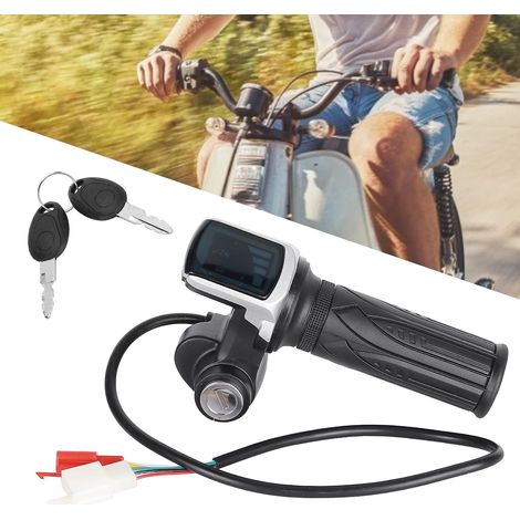 Poignée D Accélérateur - Compteur Led Numérique 60 V - Pour Vélo Électrique Et Scooter - 1 Pièce (1/5)