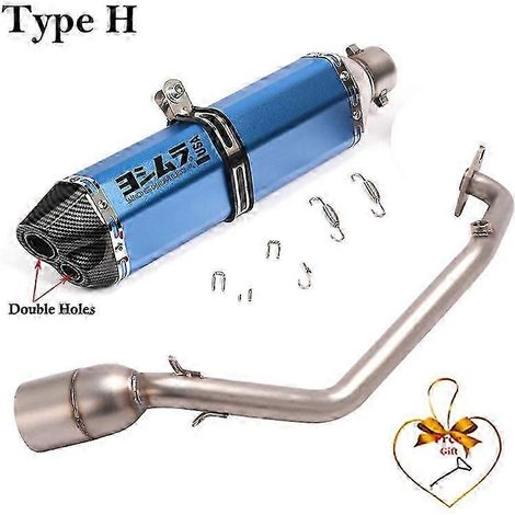 Sistema De Escape Completo Para Motocicleta, Silenciador Db Killer, Tubo Medio Delantero Para Honda Pcx125 Pcx150 Pcx 125 150 2021 - 2023( Type H) (1/5)
