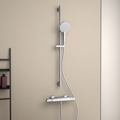 IS Brausekombi.Idealrain Evo Jet, 900mm, 3-Funktionshandbrause d:125mm, Chrom (1/5)