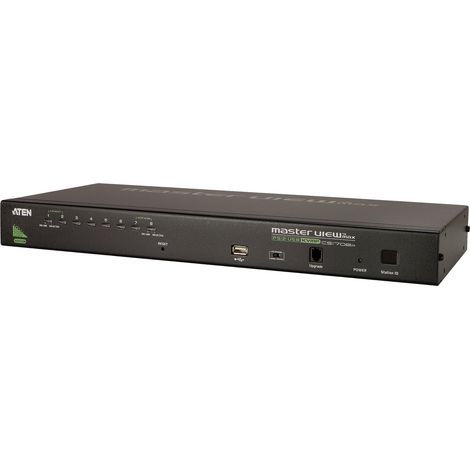 CS1708A interruptor KVM Montaje en rack Negro