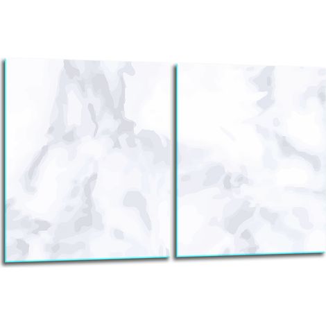 TAGLIERE IN VETRO 2x40x52 MARMO (1/5)