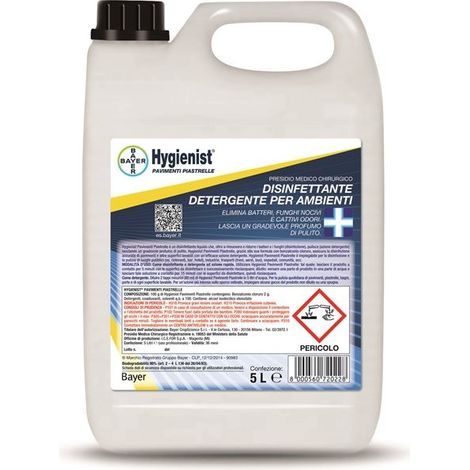 Envu Hygienist Pavimenti Piastrelle - Confezione 5 Lt - (1/2)