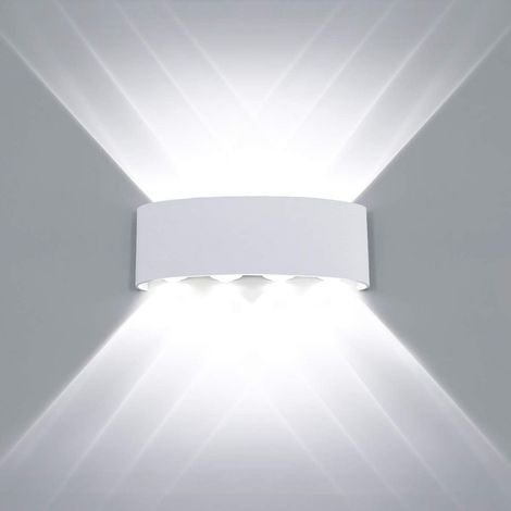 8W wasserdichte LED-Deckenleuchte – Schwarzes Aluminium – IP65 für den Innen- und Außenbereich – Gleichmäßiges Licht – Verdeckte Wandmontage (1/5)