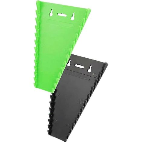 2er-Pack magnetischer Schraubenschlüssel-Organizer, Werkzeugkasten, 1/4 - 1/16 Zoll