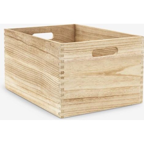 ORION91oficial® - Caja A40xL30xA22cm Madera Natural - spaziOrion91 - Unidad (1/4)