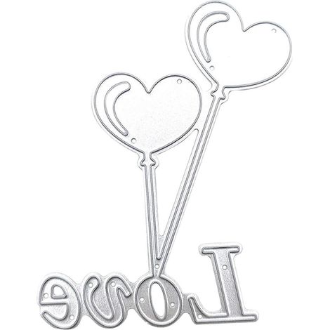 Metallstanzformen für Valentinstag-Liebesballons – Tolle Geschenke für Kinder und Teenager, Jungen und Mädchen