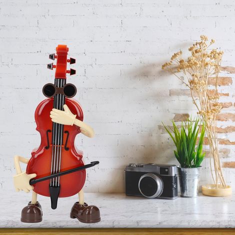 Antike Spieldose – Cello-Handkurbel-Ornament – Vintage-ABS-Modell für die Wohn-/Wohnzimmerdekoration (1/5)