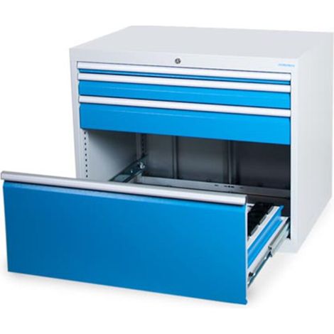 CNC-Schubladenschrank, Tiefe 736 mm, R 36-24, Schubladenanzahl: 4 Maße in mm (BxTxH): 1005 x 736 x 819 (1/2)