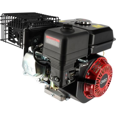 Moteur thermique 4 temps 7CV - 210cm³ - Moteur OHV monocylindre arbre 19.05mm - 3600 tr/min - Alerte huile - Refroidissement air