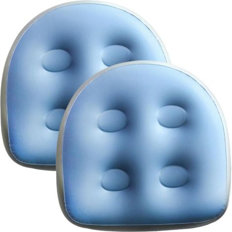 Siège Gonflable - Pour Spa Et Bain À Remous - Avec Ventouse De Fixation - Lot De 2 Pièces (1/4)