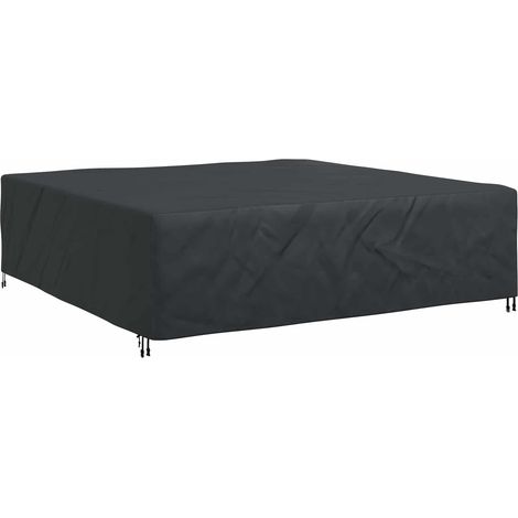 Funda para muebles Liso Negro 260 x 260 x 70 cm 600D vidaXL