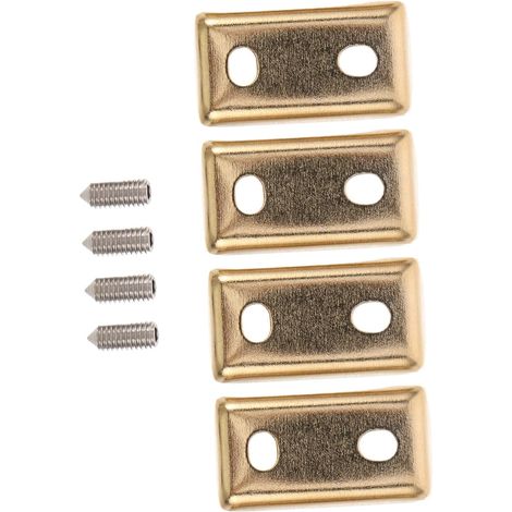 Lot de 4 rondelles de base de barre porte-serviettes en acier in 18 mm (1/5)