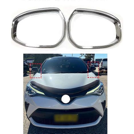 Accessoires automobiles : Déflecteurs de pluie pour rétroviseurs extérieurs, protection de sourcils pour Toyota CH-R 2023-2024 ( ) (1/5)