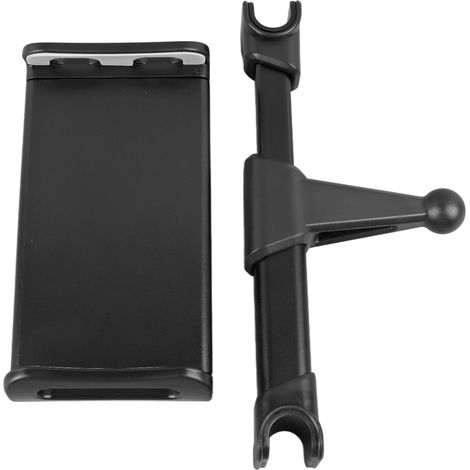 Support tablette voiture noir robuste fiable haute résistance fixation appuie-tête universelle pour voiture (1/5)