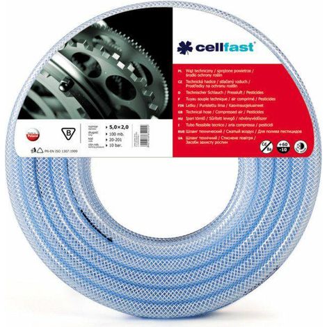 Cellfast Manguera Técnica transparente 50m 12,5mm