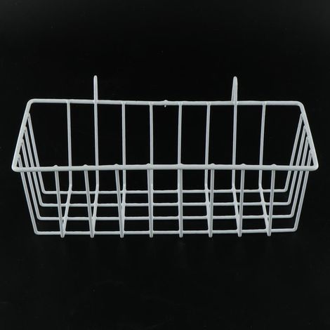 Panier Suspendu à Ceinture Métallique, Panier De Rangement En Fer, Décoration Murale, Noir/blanc Blanc (1/5)