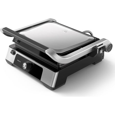 Grill Électrique Philips Noir 2000W – Ouverture 180° (1/2)
