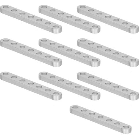 10 pièces Supports d'Angle en Aluminium 4x8mm pour Assemblages Robotiques et Machines Industrielles (1/5)